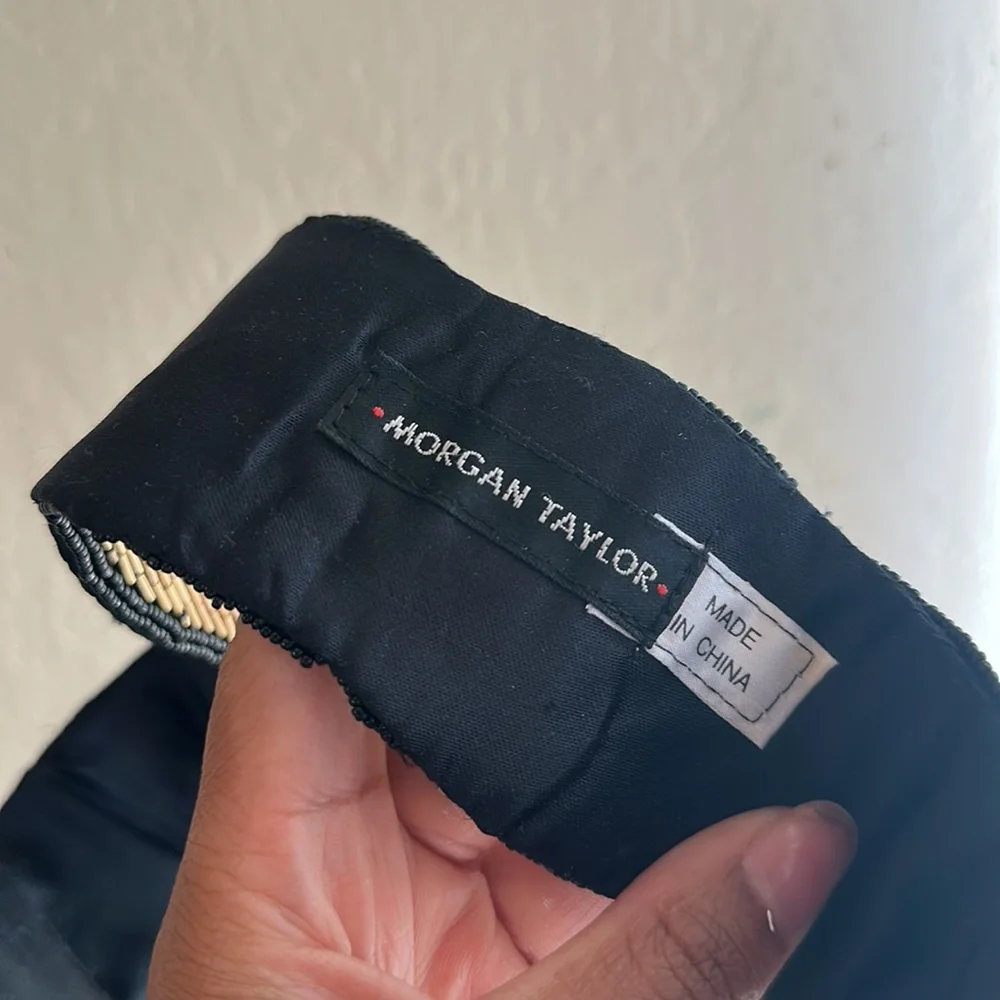 Vintage beaded statement belt